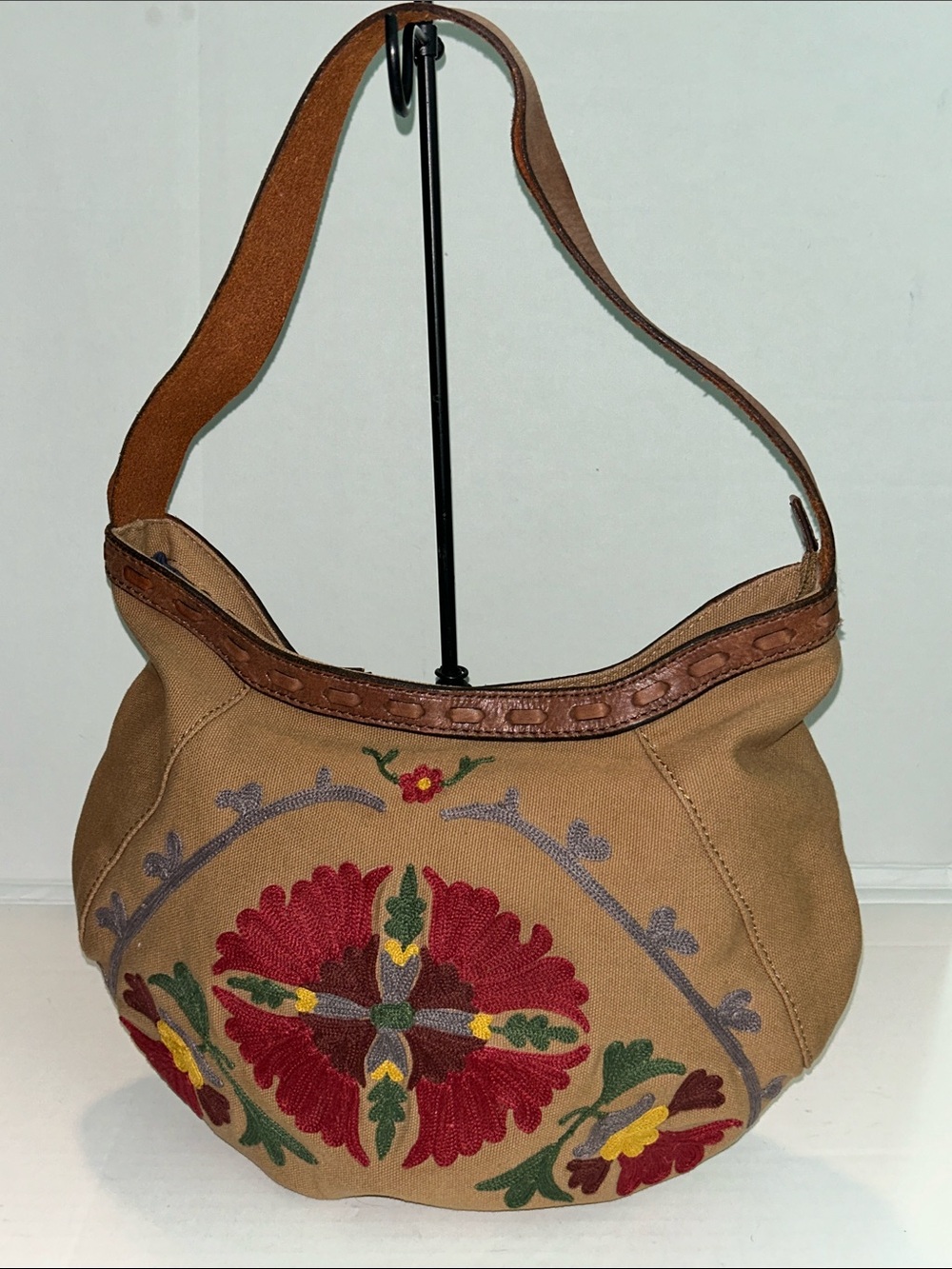 Lucky Brand St. Jude Children's Research Hospital Canvas & Leather Hobo bag
